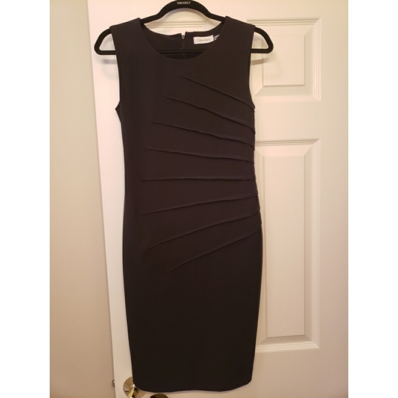Calvin Klein Sunburst Sheath Dress - Picture 3 of 7